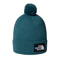 The North Face TNF Logo Box Pom Beanie Unisex Σκούφος Μπλε