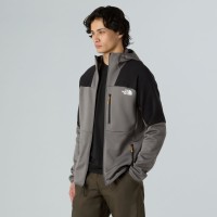 The North Face Meteora Full-Zip Ανδρικό Fleece Γκρι - 5