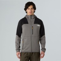 The North Face Meteora Full-Zip Ανδρικό Fleece Γκρι - 6